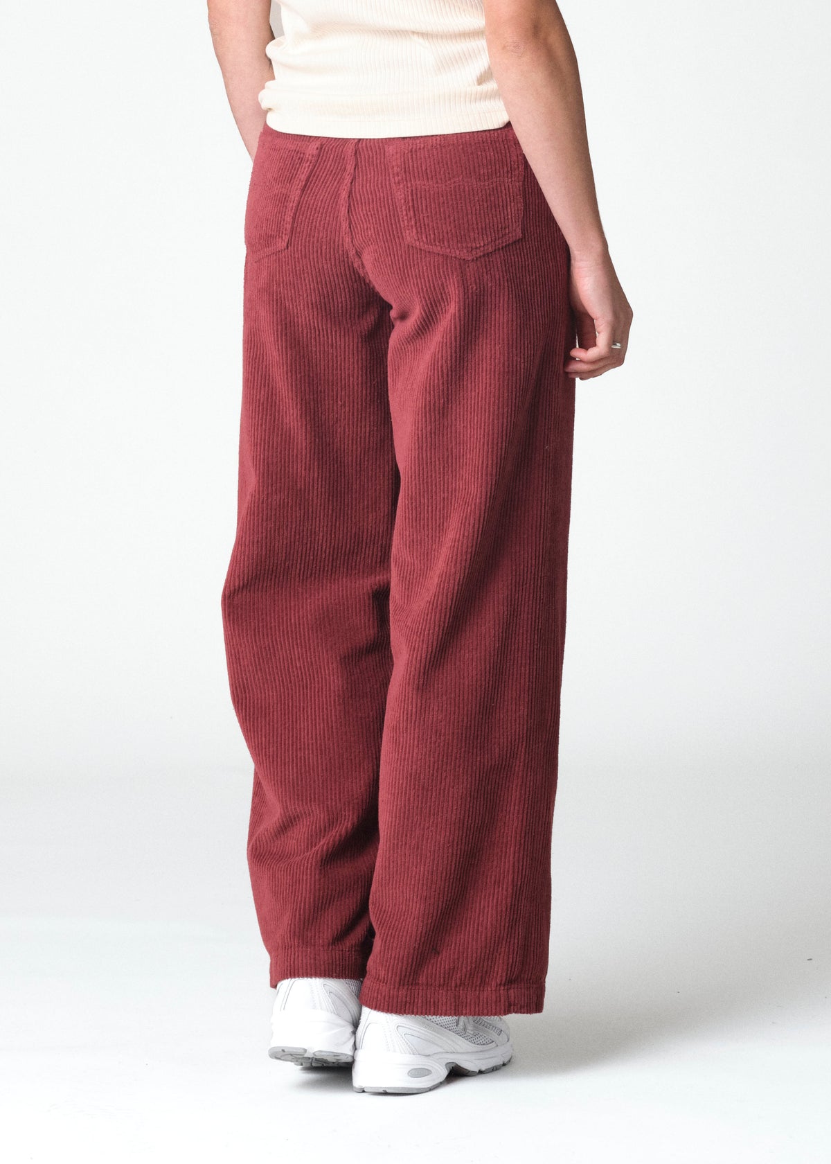 Klitmøller Collective ApS Amelia cord pants GOTS Pants Burgundy