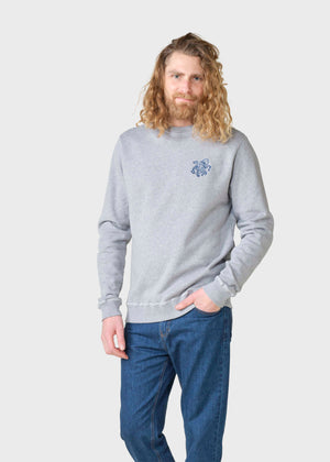 Klitmøller Collective ApS Adan sweat Sweatshirts Grey melange