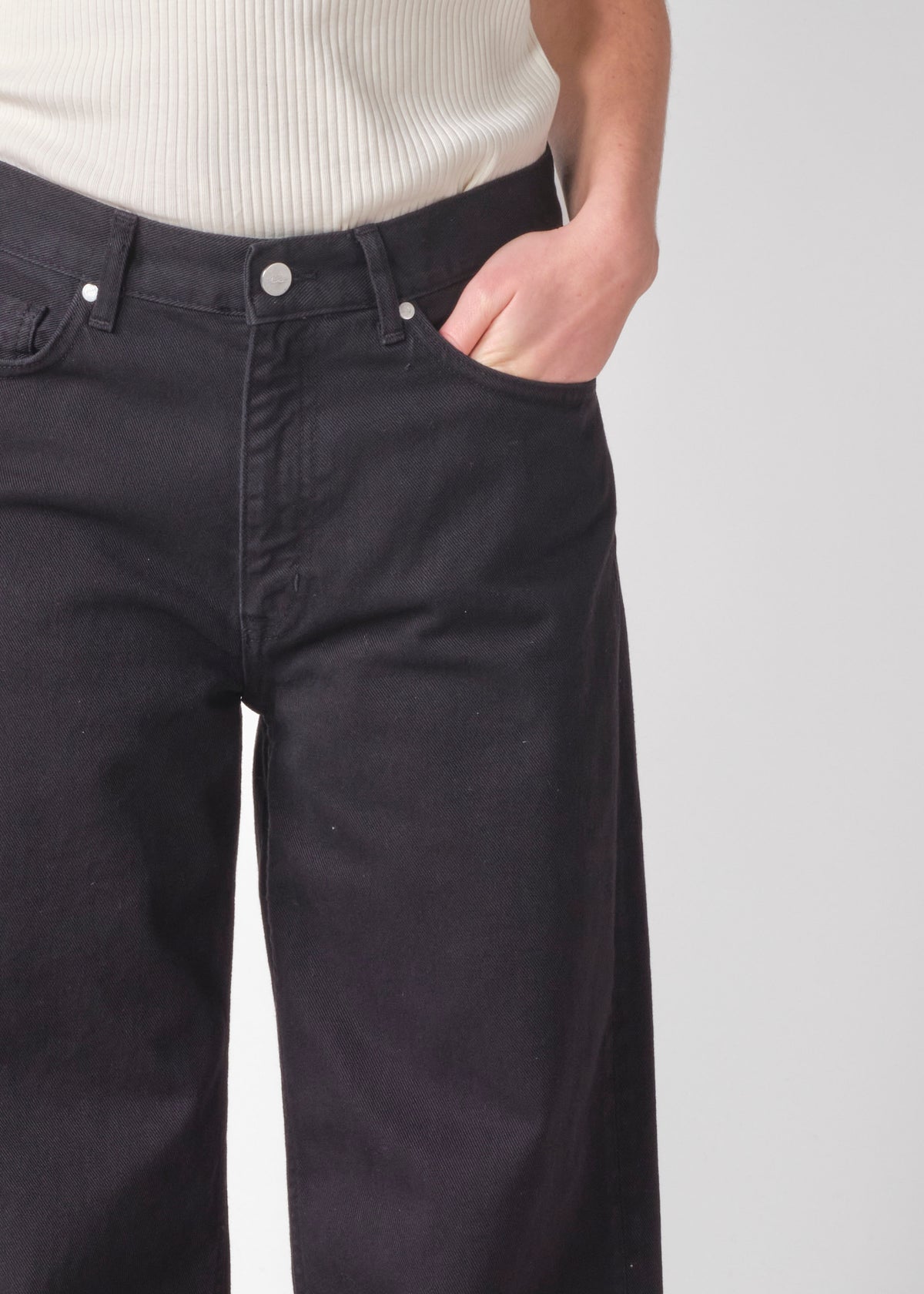 Klitmøller Collective ApS Amelia pants GOTS Pants Black wash