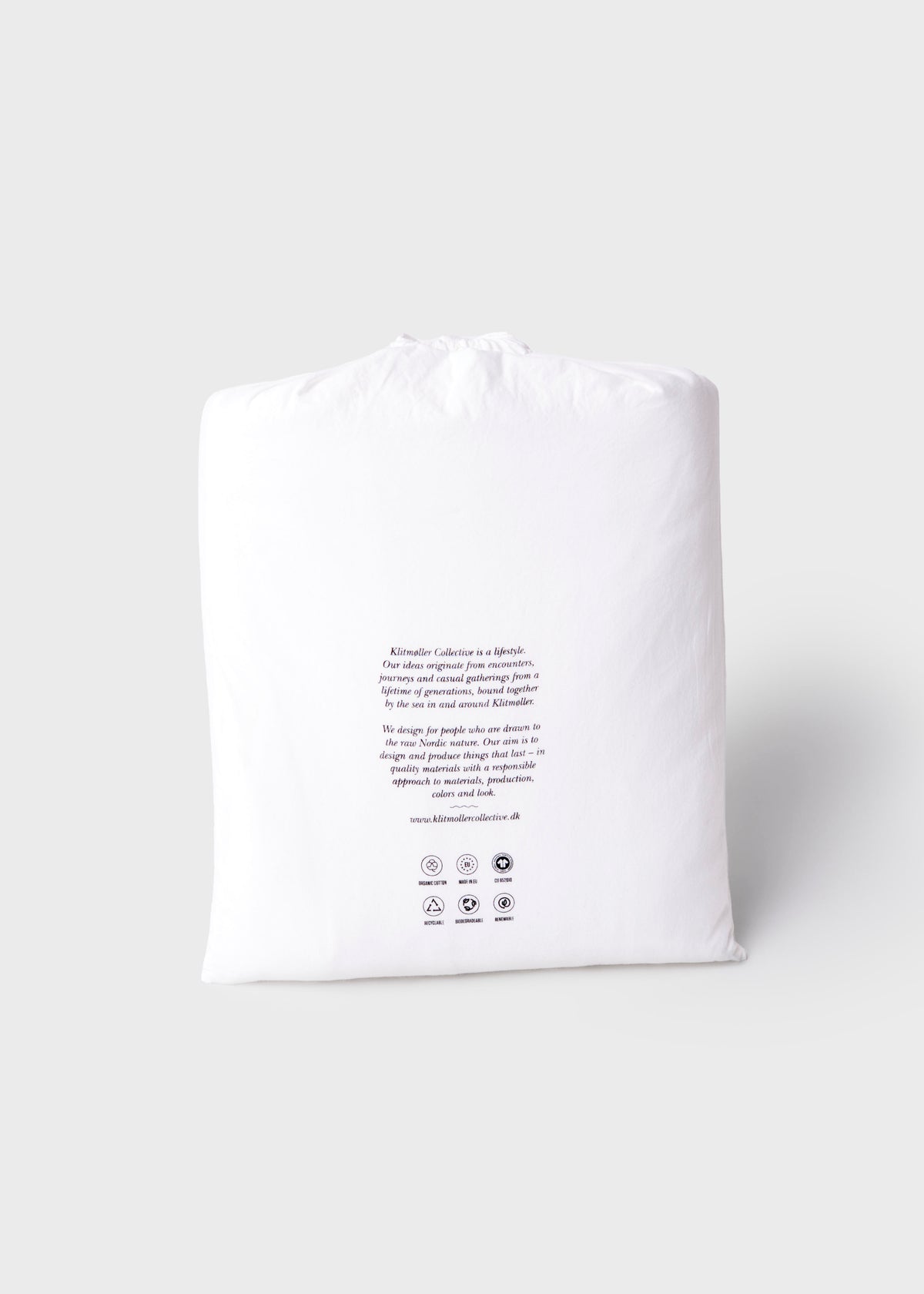 Klitmøller Collective Home Bed set - Plain - 140 x 200 + 60 x 70 Textiles Navy