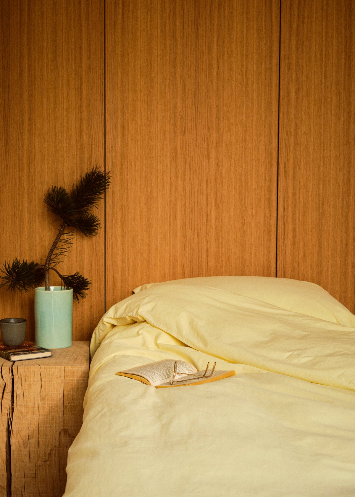 Klitmøller Collective Home Bed set - Plain - 140 x 200 + 80 x 80 Textiles Lemon sorbet