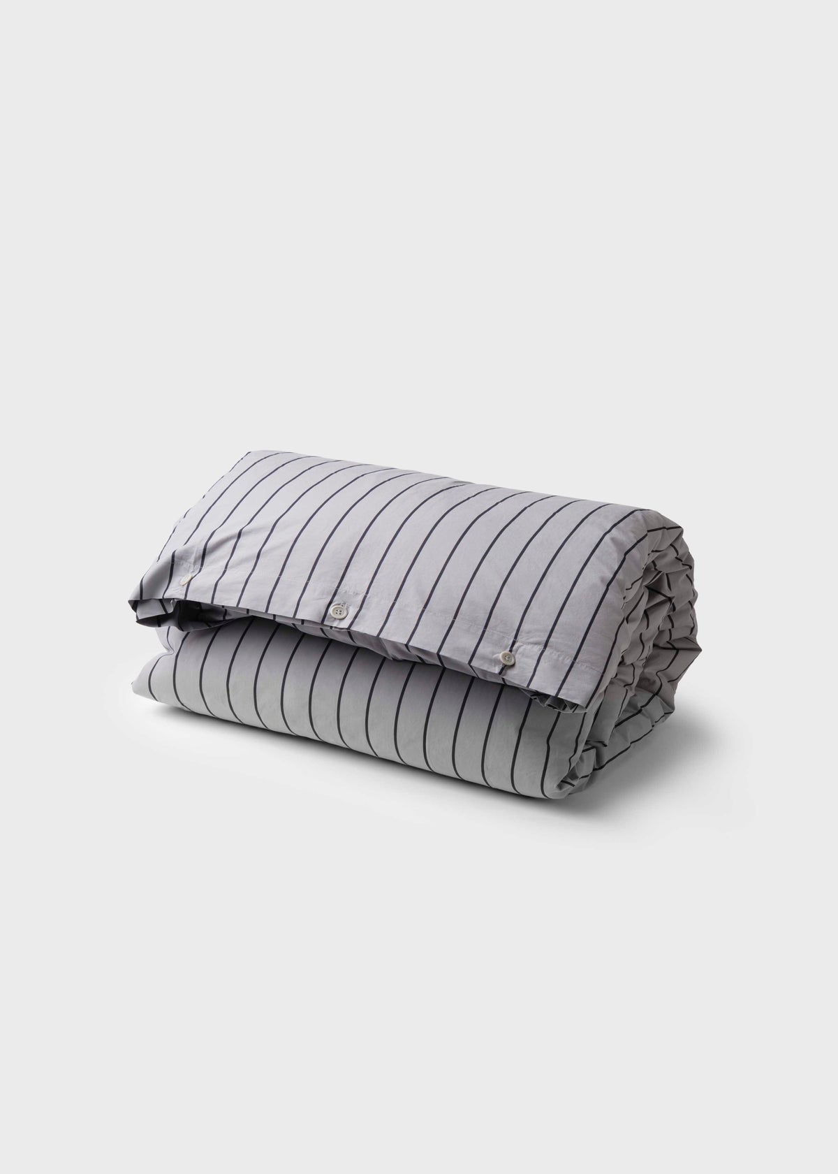 Klitmøller Collective Home Bed set - Striped - 140 x 200 + 80 x 80 Textiles Pastel grey/navy