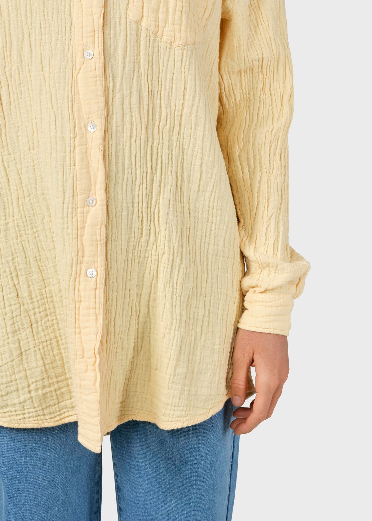 Klitmøller Collective ApS Dahlia shirt Shirts Lemon sorbet