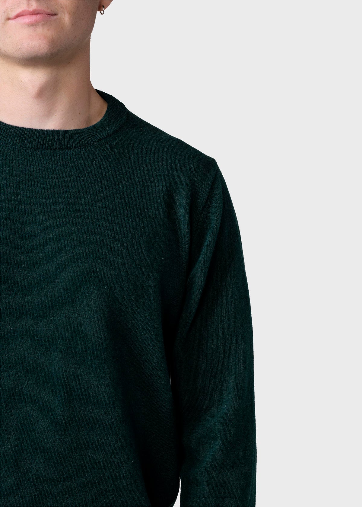 Klitmøller Collective ApS Daniel knit Knitted sweaters Moss Green