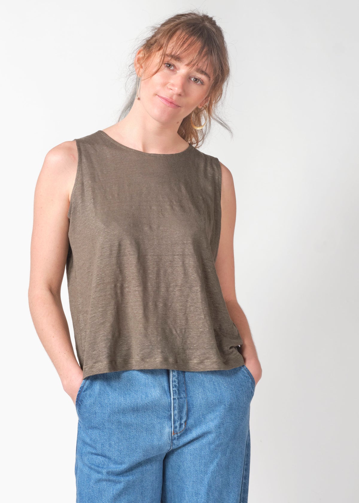 Klitmøller Collective ApS Dee tank top T-Shirts Taupe