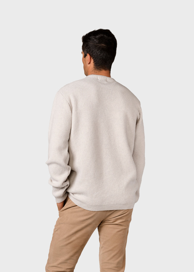 Klitmøller Collective ApS Frede knit Knitted sweaters Pastel grey