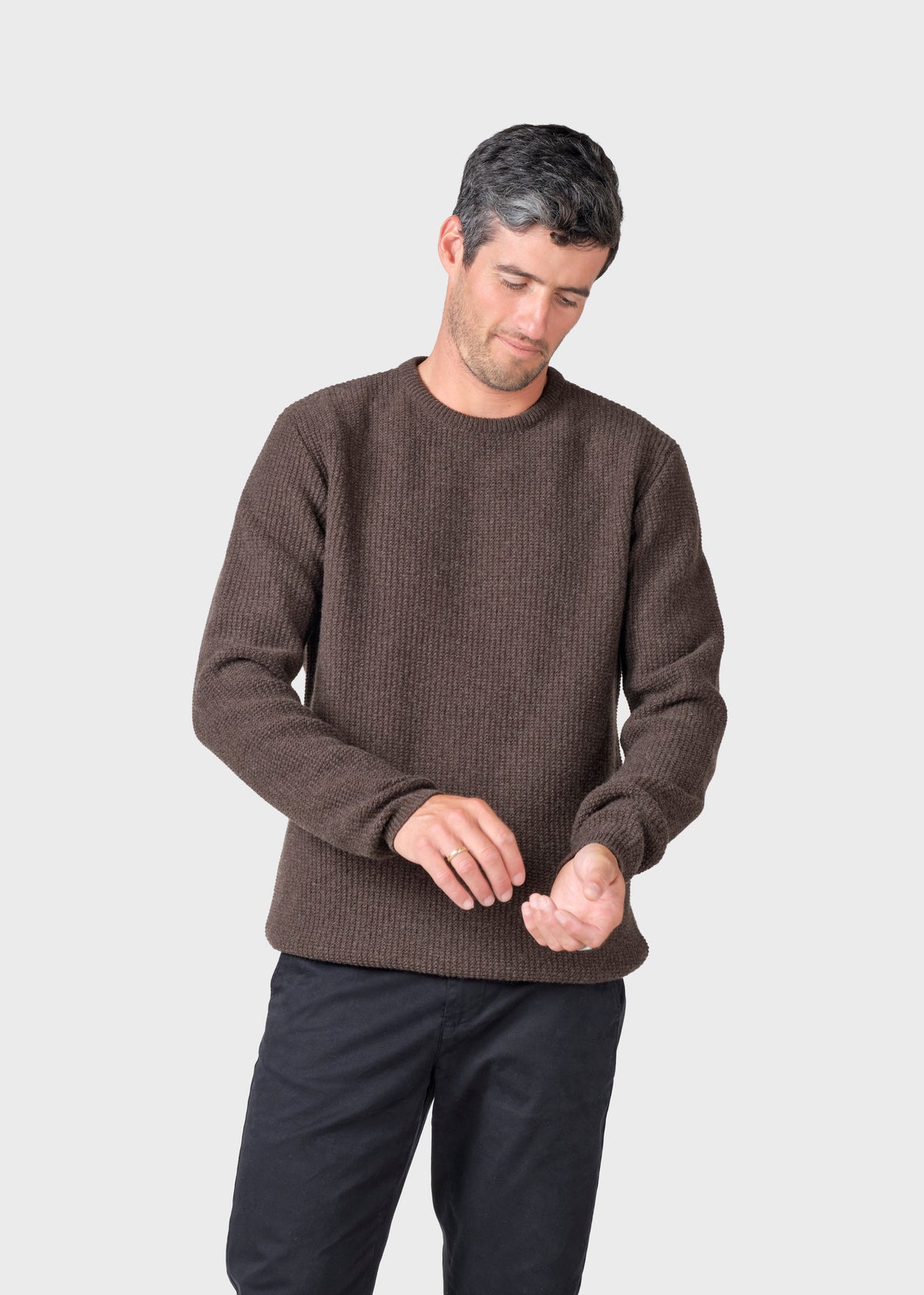 Klitmøller Collective ApS Frede knit Knitted sweaters Taupe