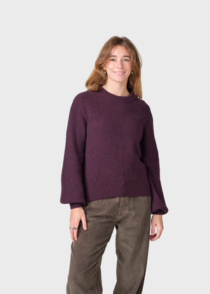 Klitmøller Collective ApS Gerda knit Knitted sweaters Burgundy