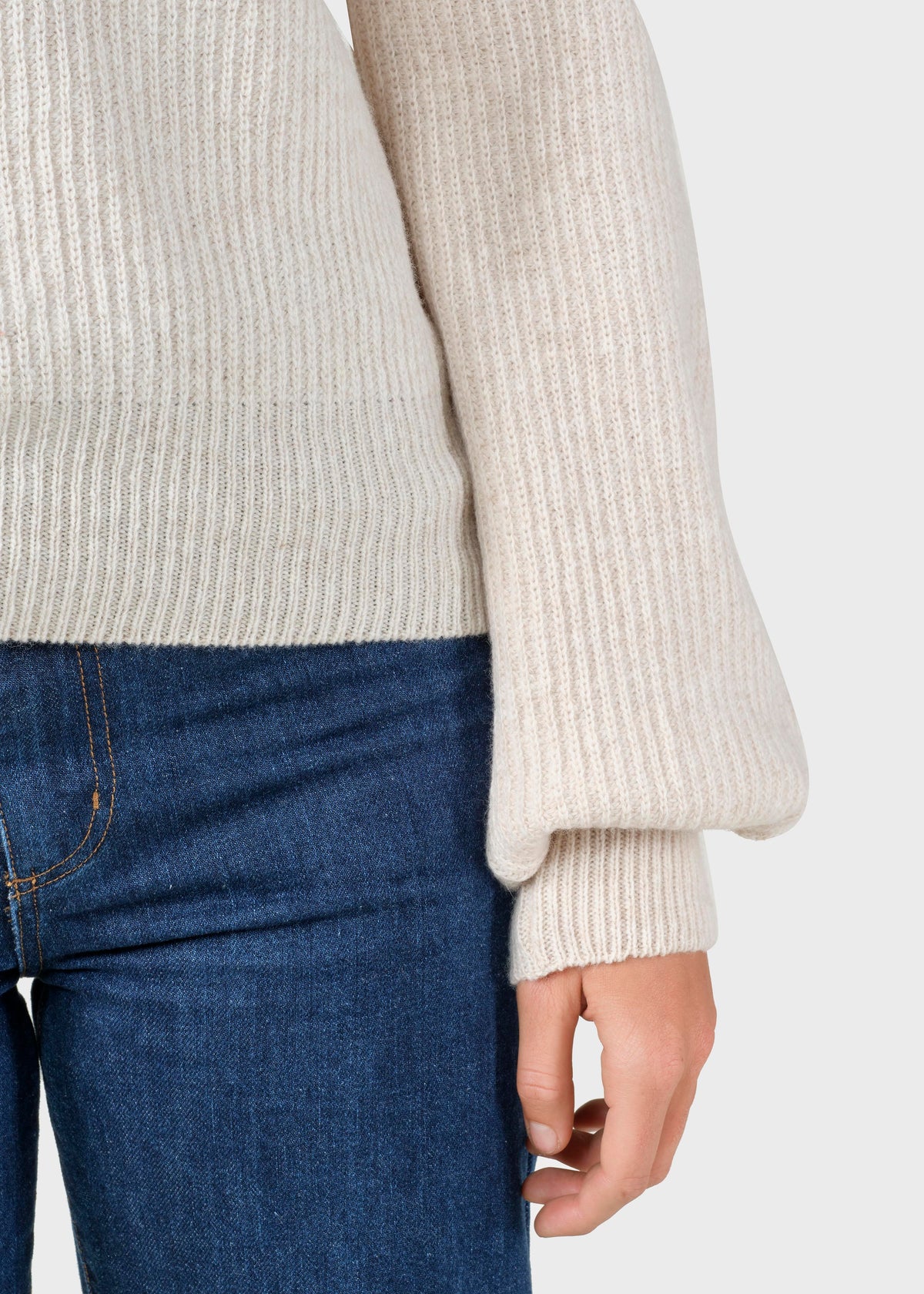 Klitmøller Collective ApS Gerda knit Knitted sweaters Pastel sand