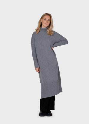 Klitmøller Collective ApS Gro knit dress  Knitted sweaters Light grey