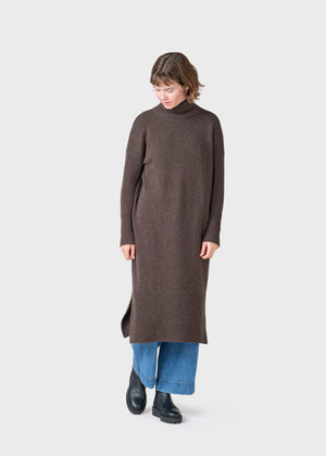 Klitmøller Collective ApS Gro knit dress  Knitted sweaters Taupe
