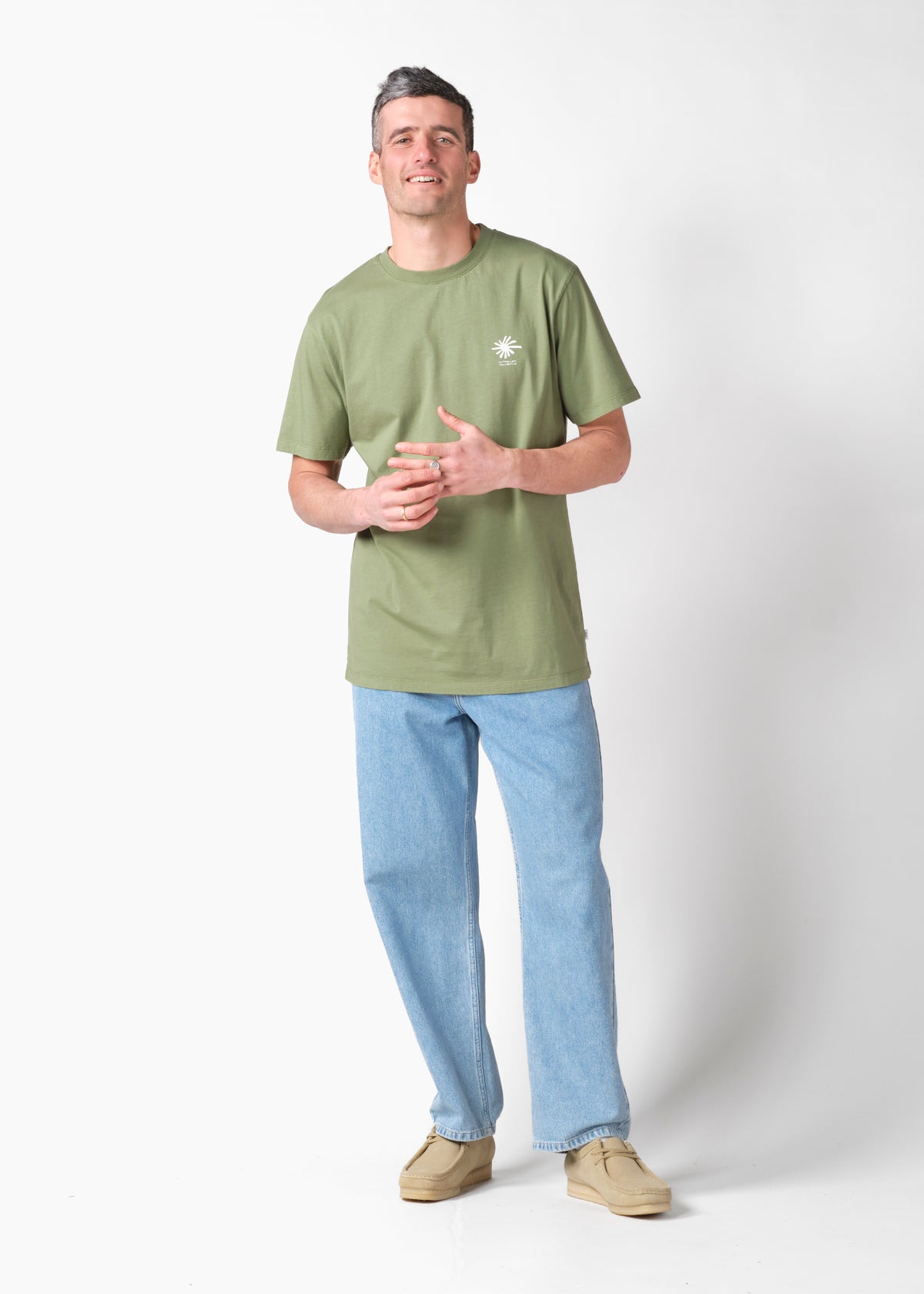 Klitmøller Collective ApS Heinz tee OCS T-Shirts Herb green