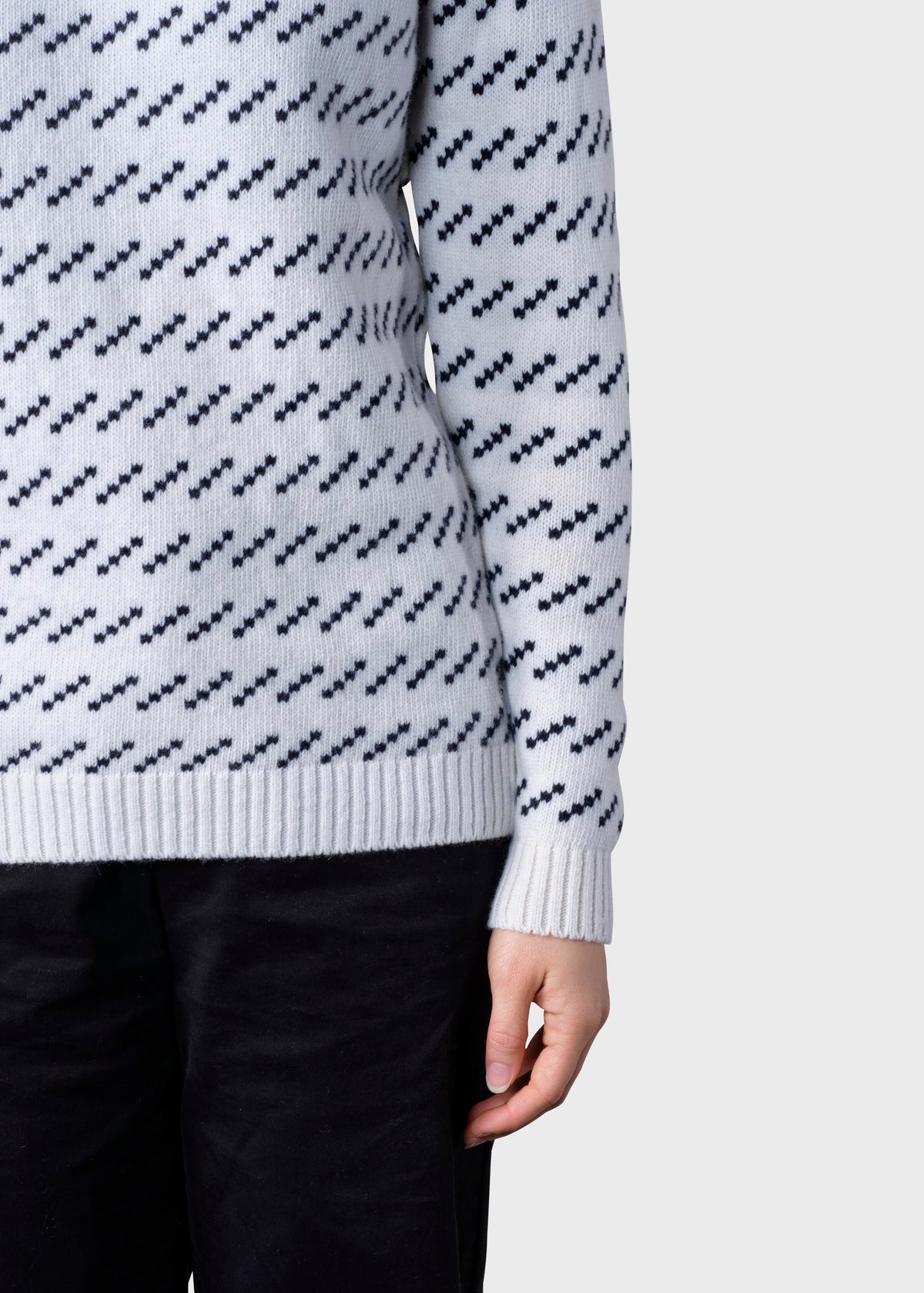 Klitmøller Collective ApS Hilda knit Knitted sweaters Cream/navy