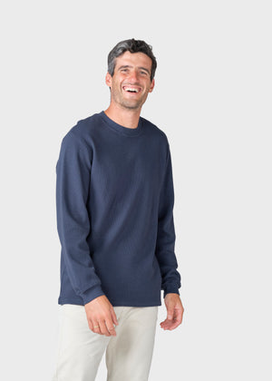 Klitmøller Collective ApS Hudson LS tee Sweatshirts Navy
