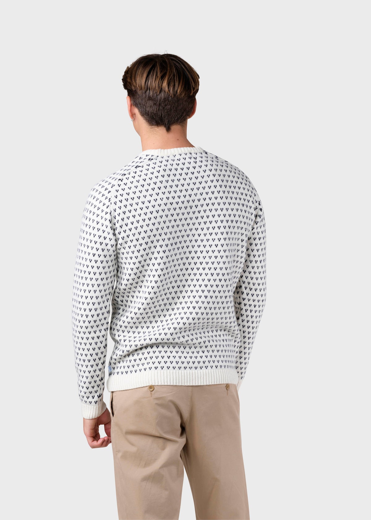 Klitmøller Collective ApS Hugo knit Knitted sweaters Cream/navy