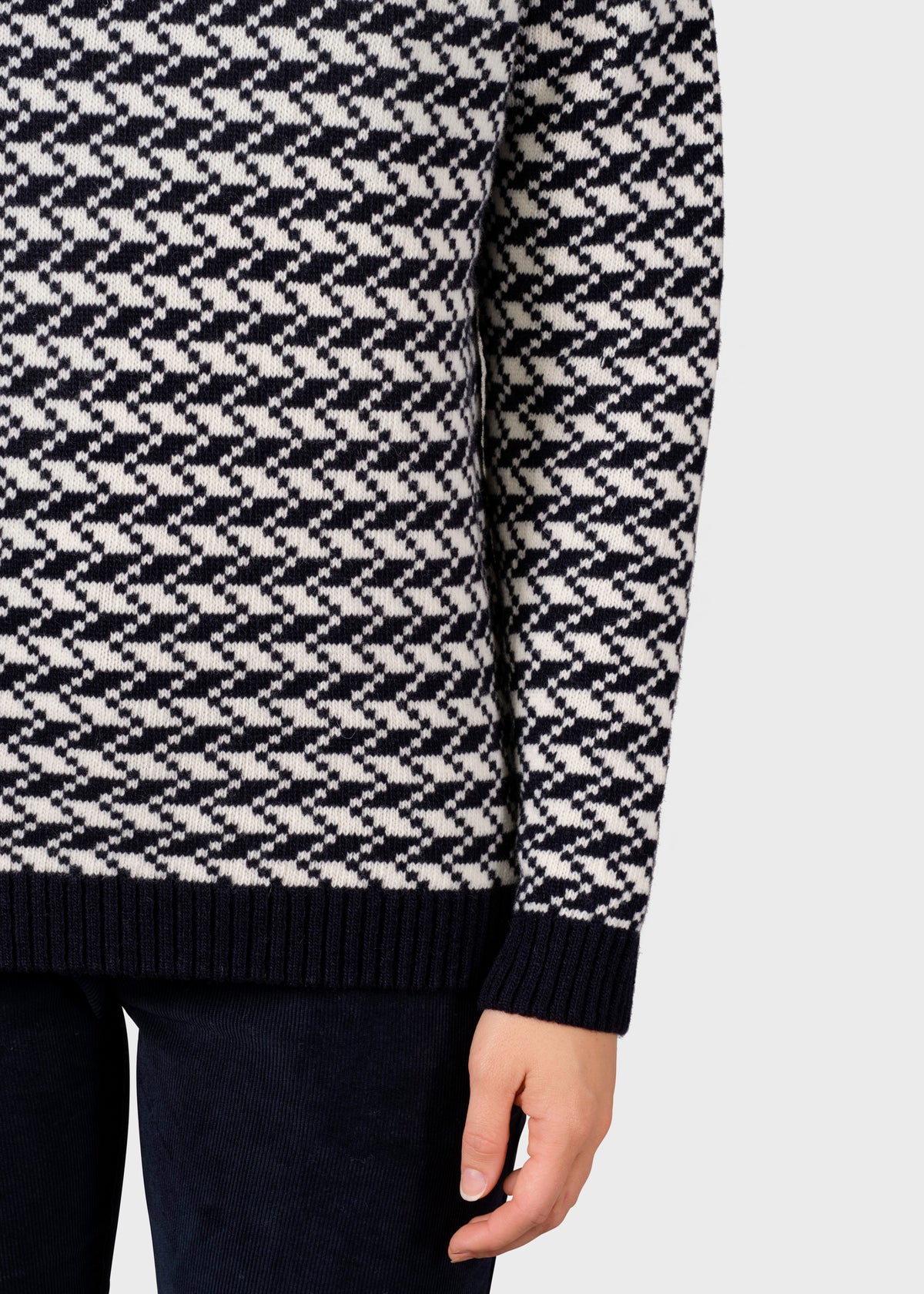 Klitmøller Collective ApS Ida knit Knitted sweaters Navy/cream
