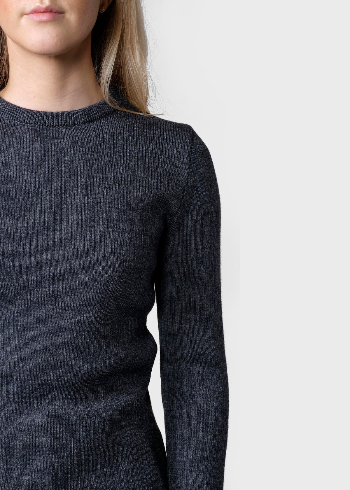 Klitmøller Collective ApS Ingrid knit Knitted sweaters Anthracite