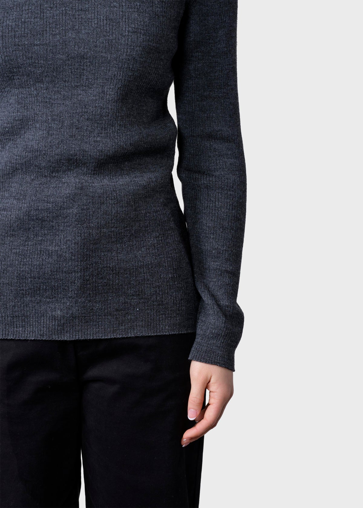 Klitmøller Collective ApS Ingrid knit Knitted sweaters Anthracite