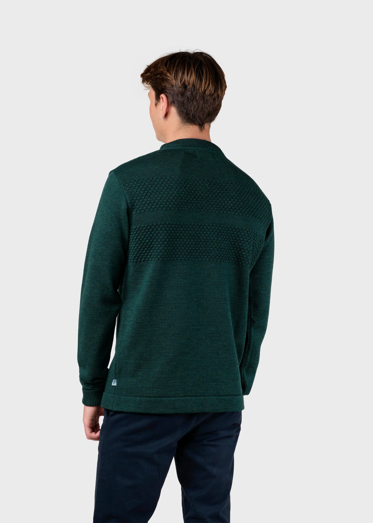Klitmøller Collective ApS Johan knit Knitted sweaters Moss Green
