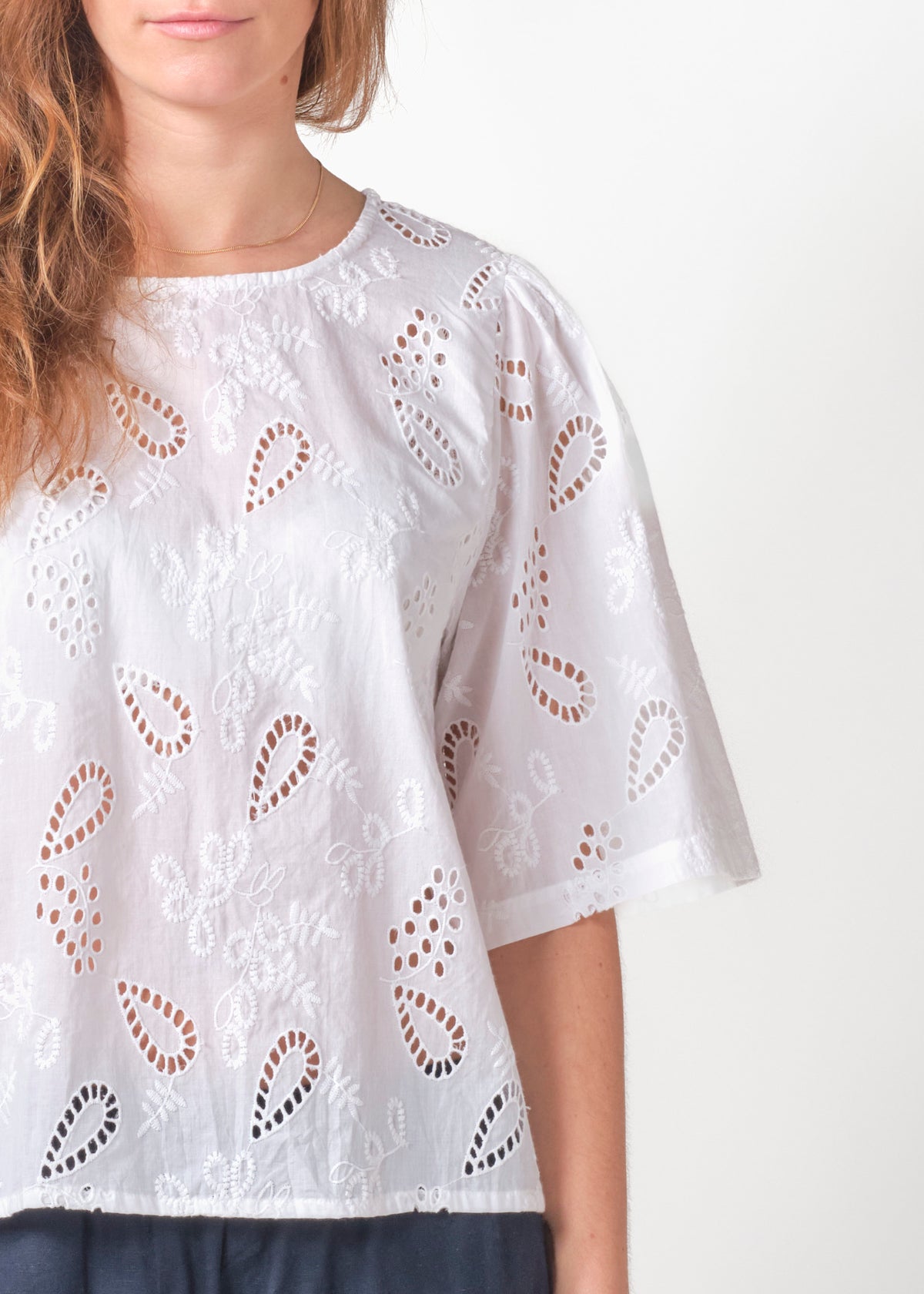 Klitmøller Collective ApS Jonna S/S blouse GOTS Shirts White