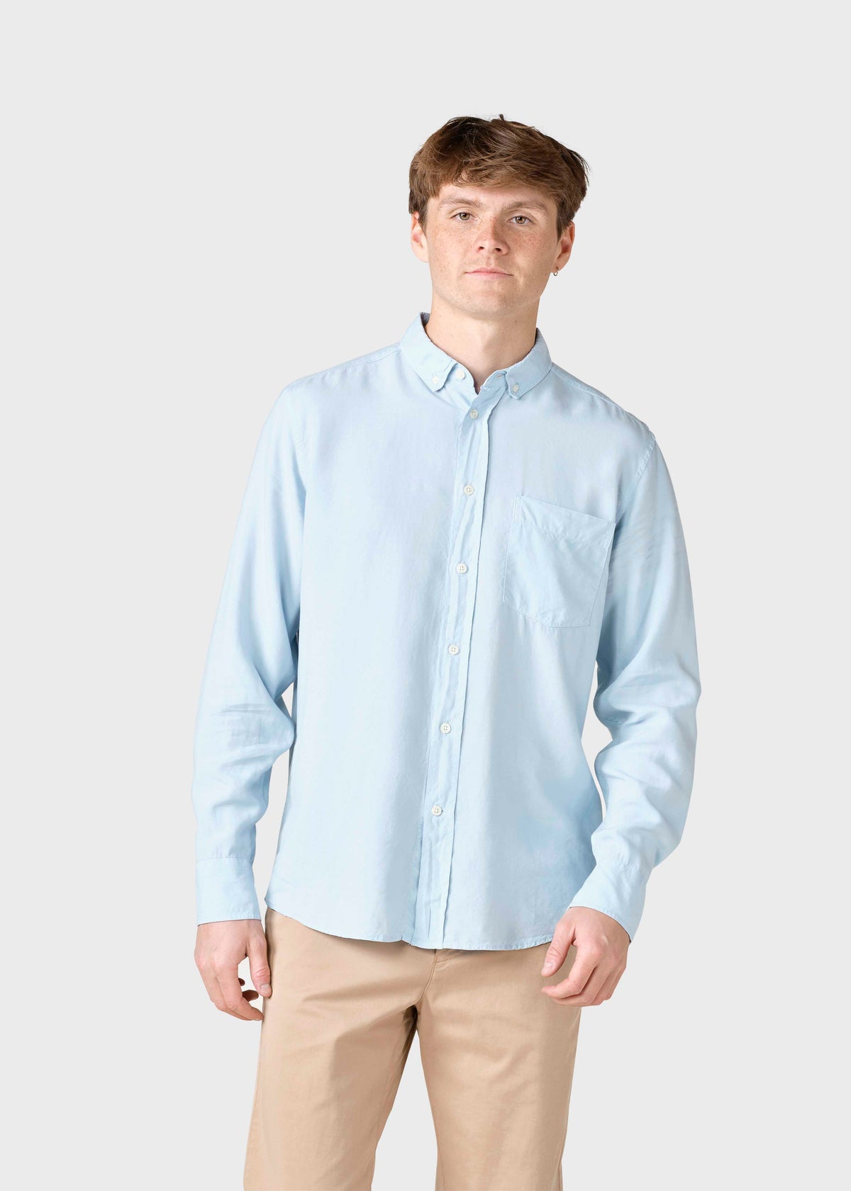Klitmøller Collective ApS Justin shirt Shirts Light blue