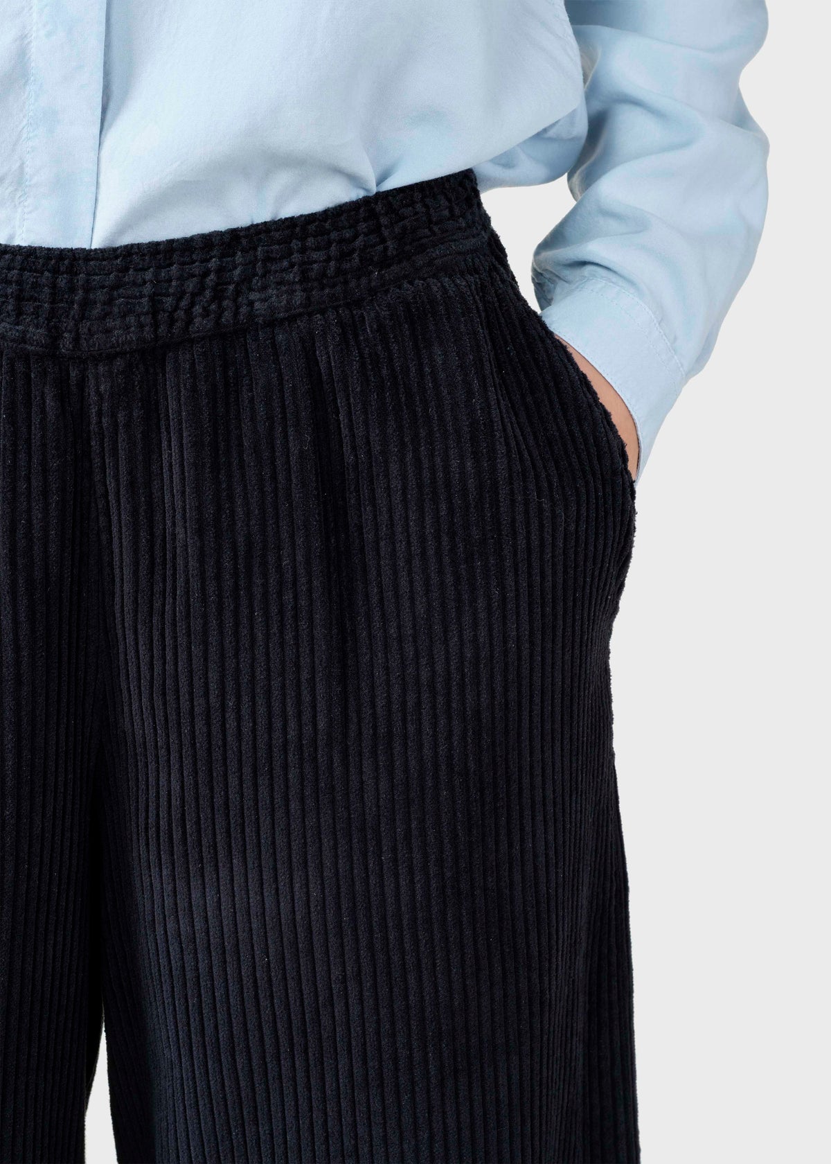 Klitmøller Collective ApS Kaja cord pants GOTS Pants Black