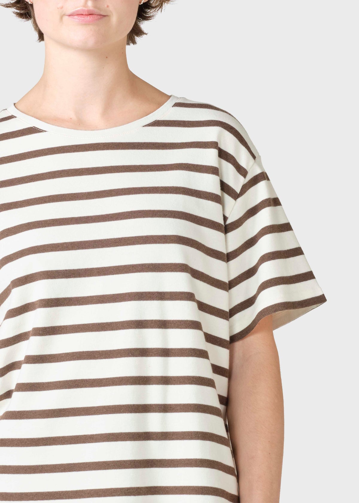 Klitmøller Collective ApS Kelly tee OCS T-Shirts Cream/taupe