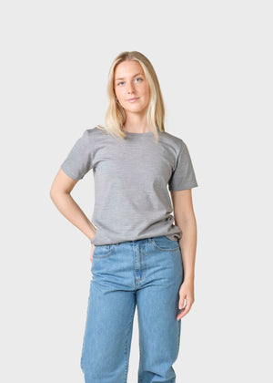 Klitmøller Collective ApS Marta tee T-Shirts Grey melange
