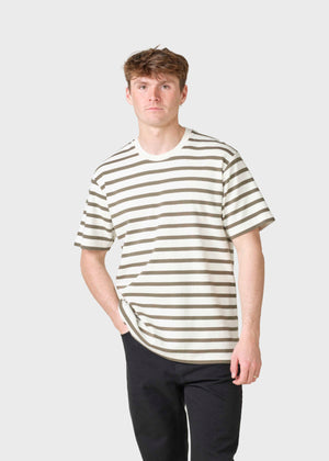 Klitmøller Collective ApS Mateo tee T-Shirts Cream/olive