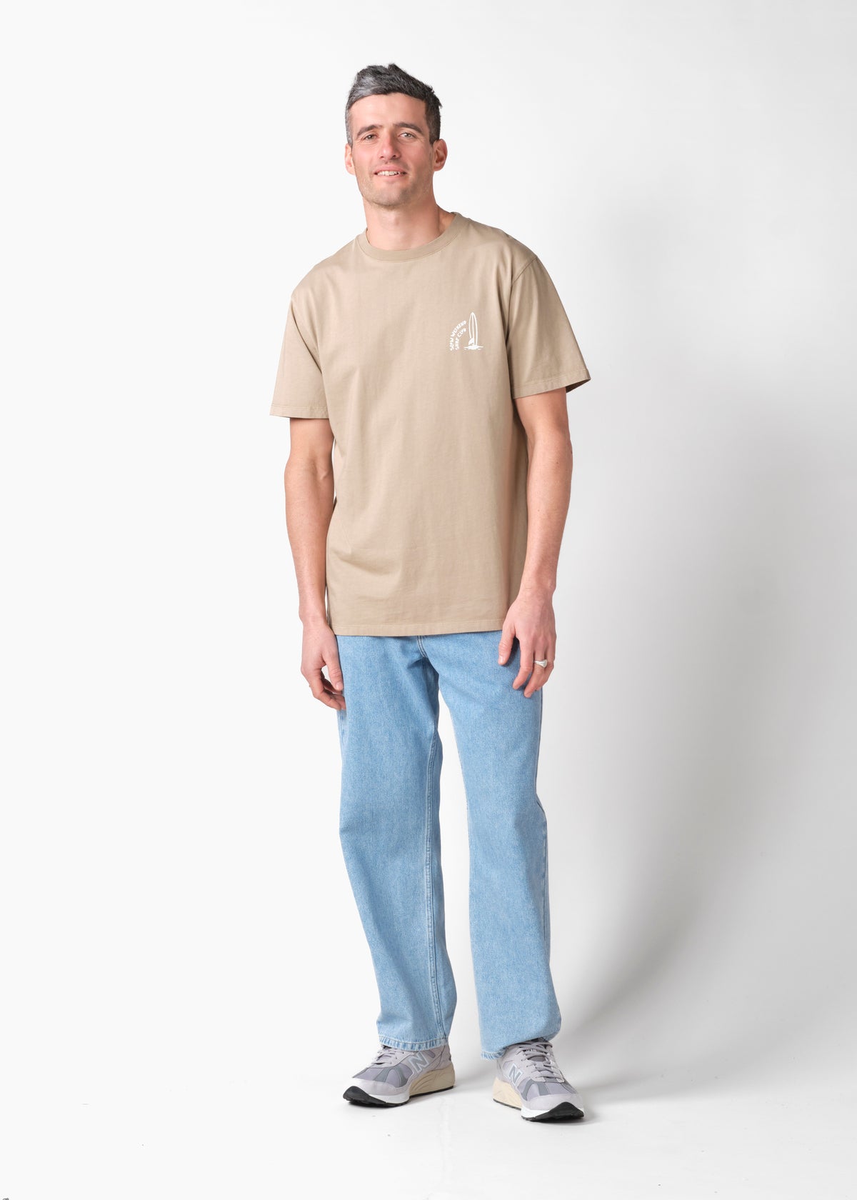Klitmøller Collective ApS Moritz tee OCS T-Shirts Cashew