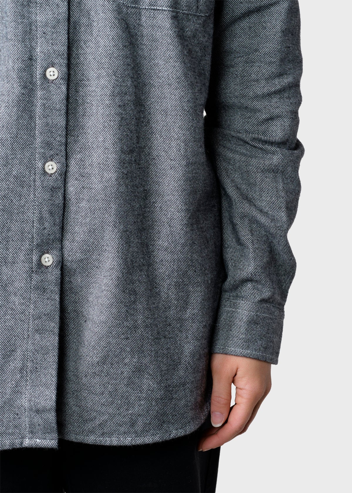 Klitmøller Collective ApS Mynthe lumber shirt Shirts Light grey