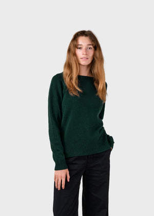 Klitmøller Collective ApS Nina knit Knitted sweaters Moss Green