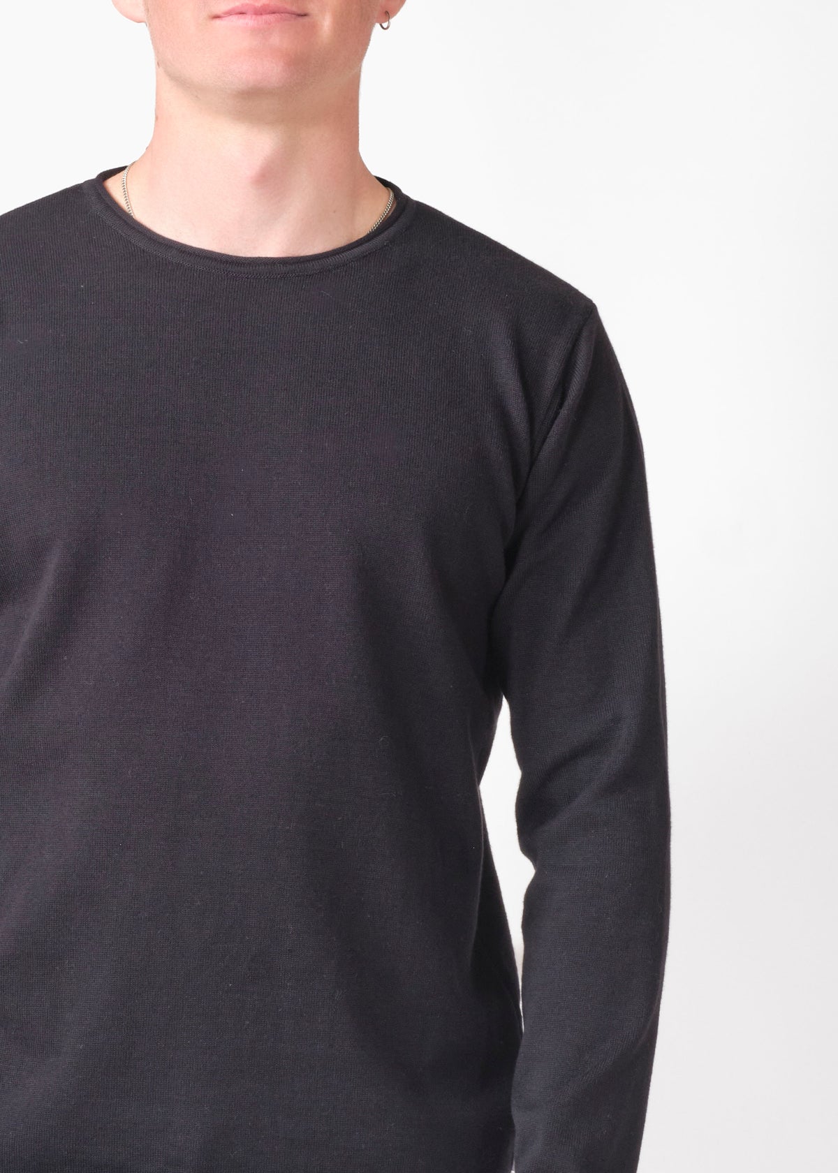 Klitmøller Collective ApS Noah knit Knitted sweaters Black