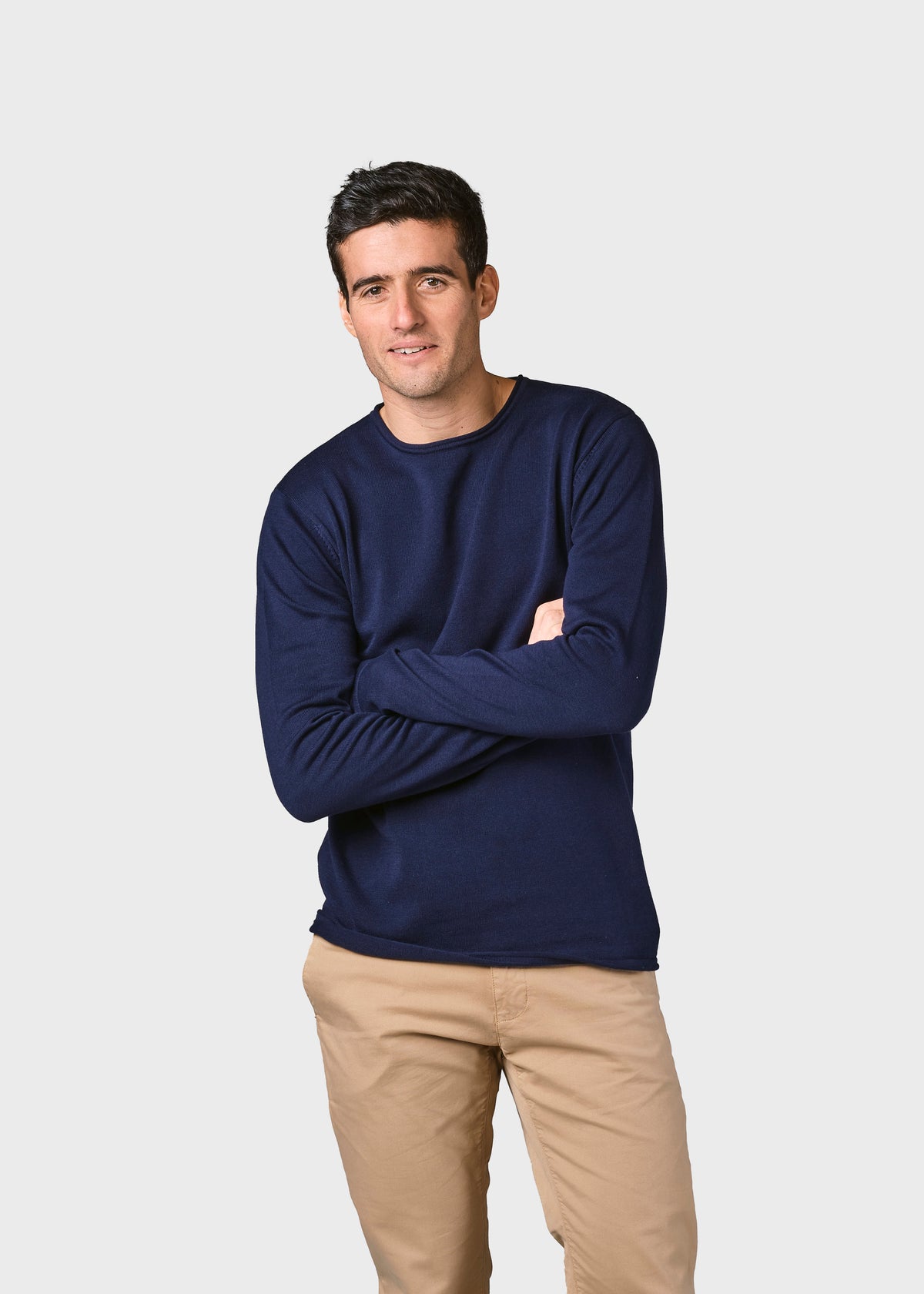 Klitmøller Collective ApS Noah knit Knitted sweaters Navy
