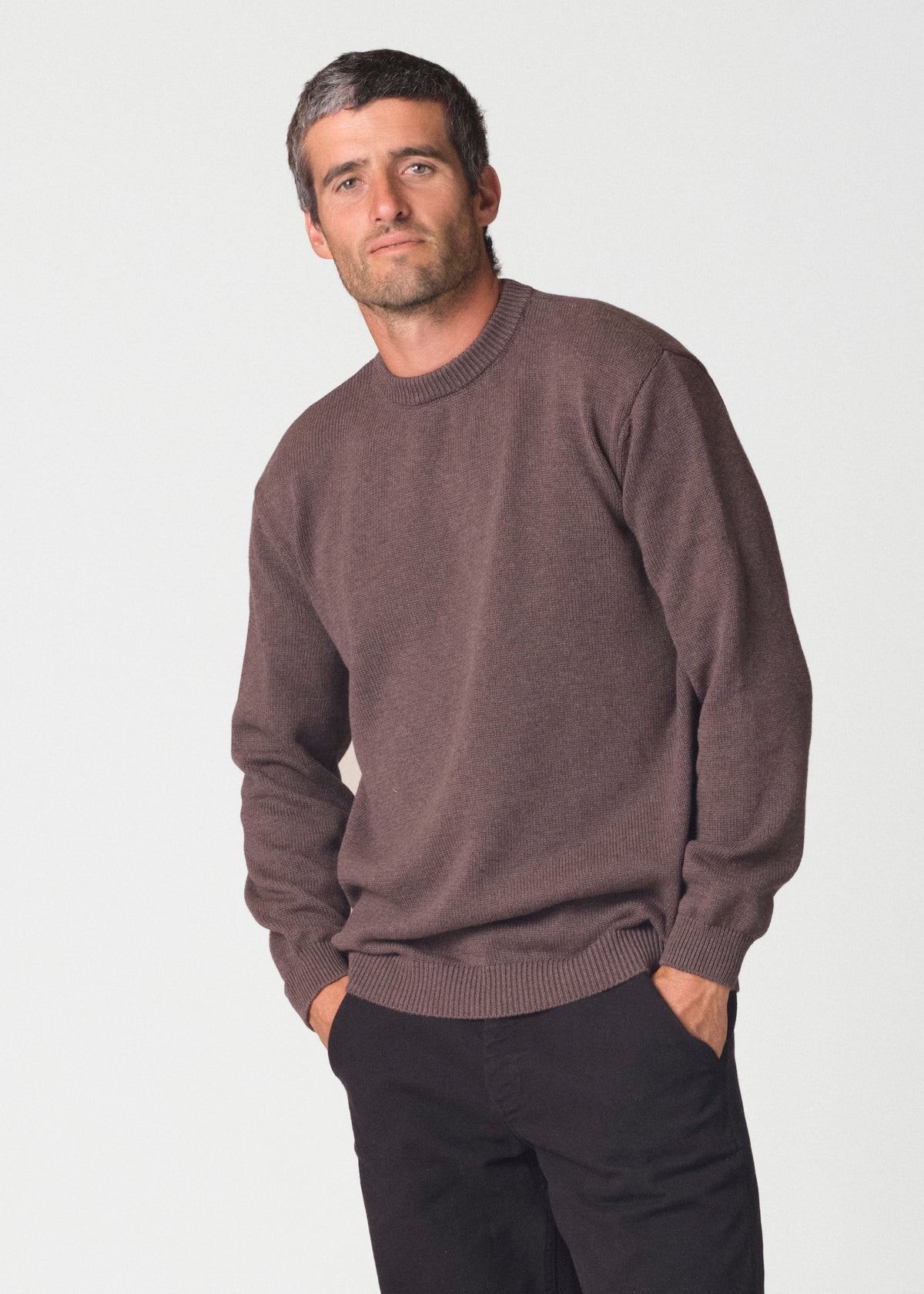 Klitmøller Collective ApS Owen knit Knitted sweaters Taupe