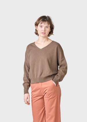 Klitmøller Collective ApS Randi knit Knitted sweaters Taupe