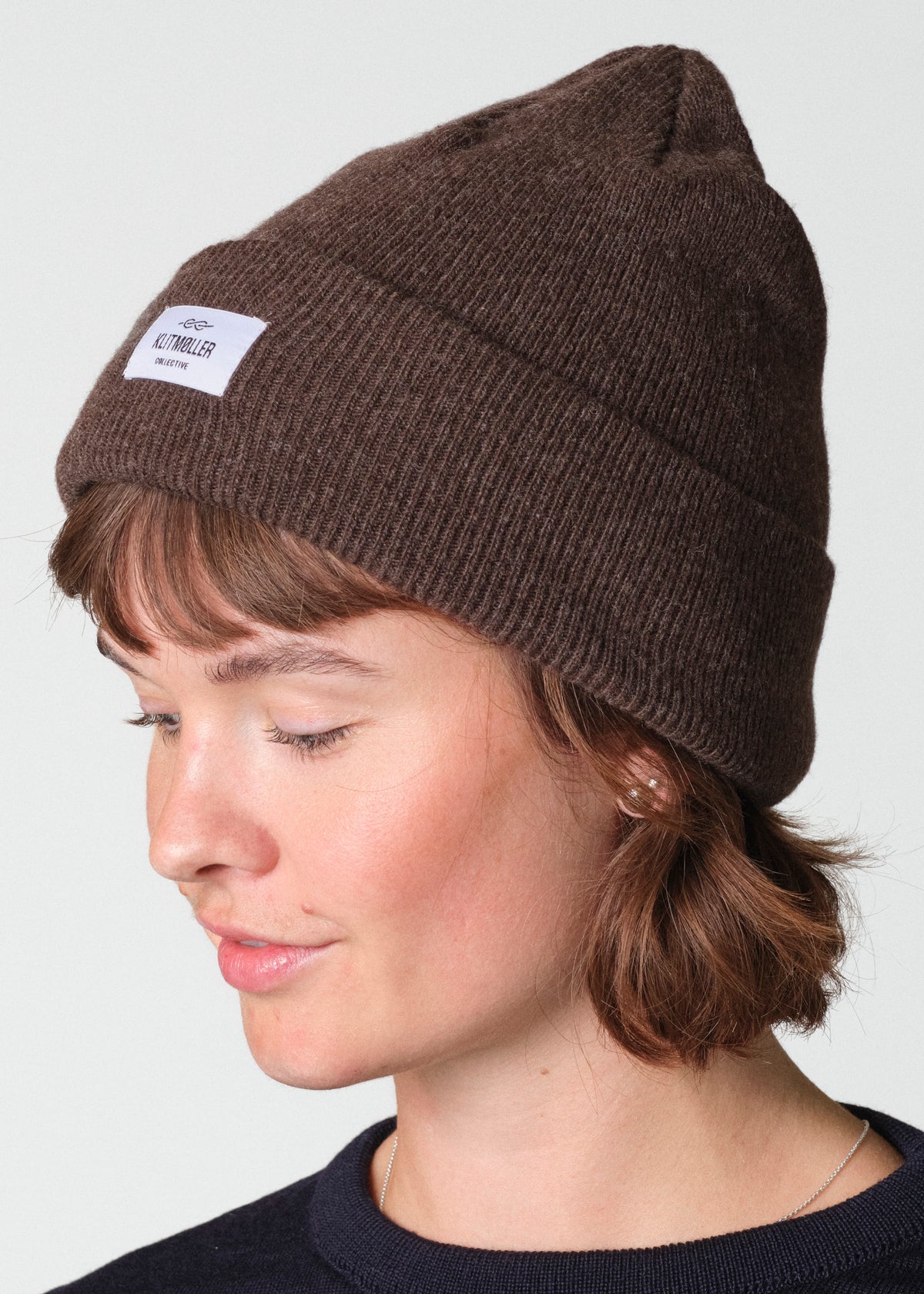 Klitmøller Collective ApS Rib beanie Beanies Taupe