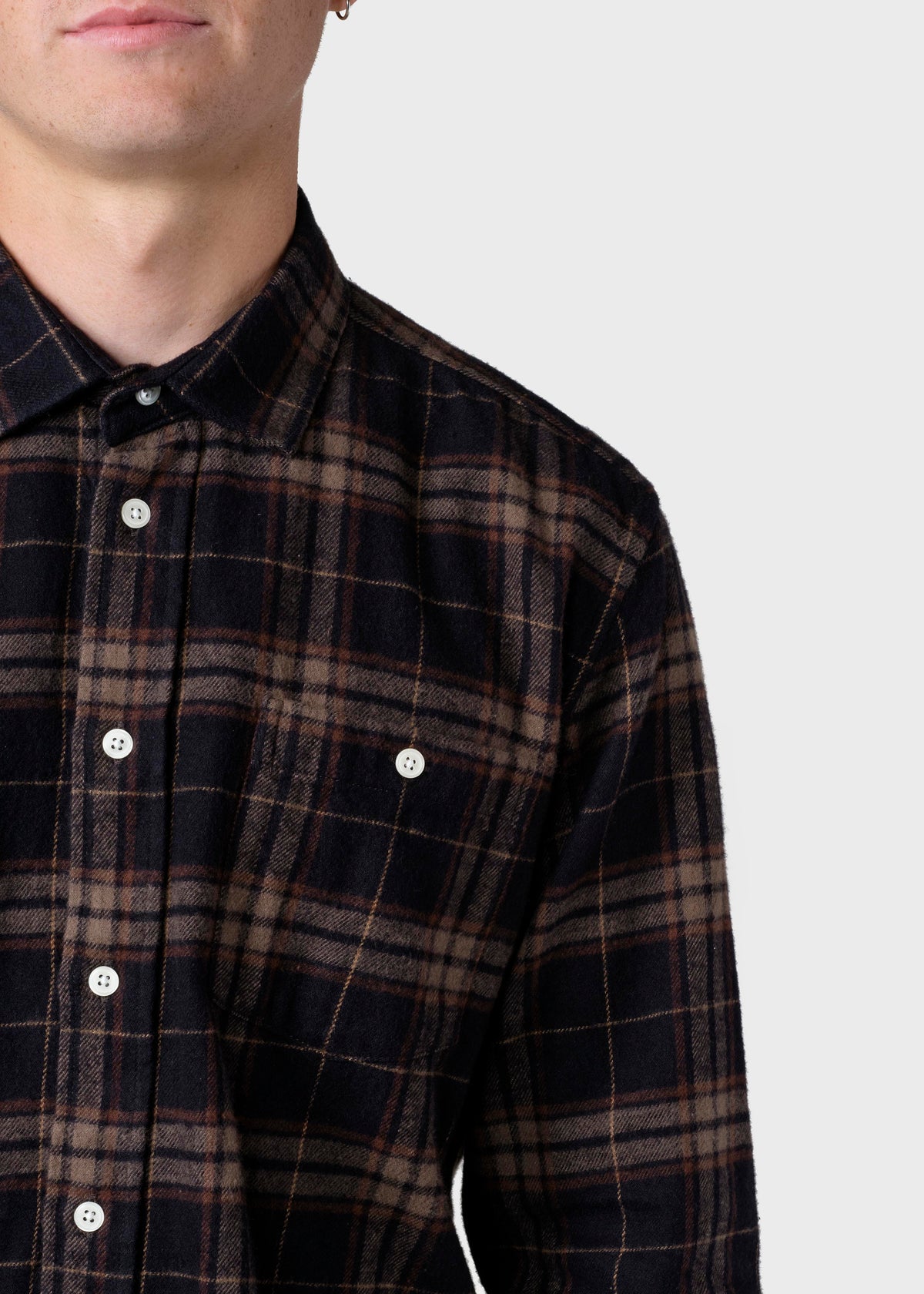 Klitmøller Collective ApS Rocco shirt Shirts Brown check