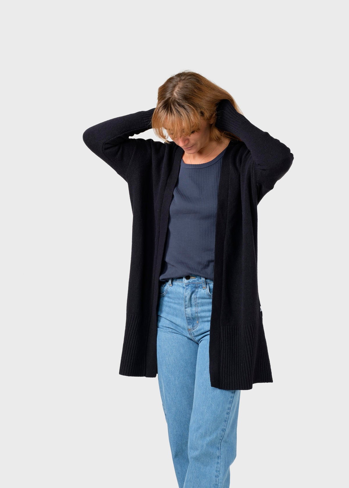 Klitmøller Collective ApS Rosemarie knit cardigan Knitted sweaters Black