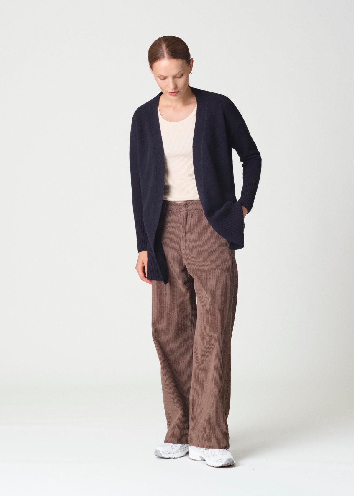 Klitmøller Collective ApS Rosemarie knit cardigan Knitted sweaters Navy