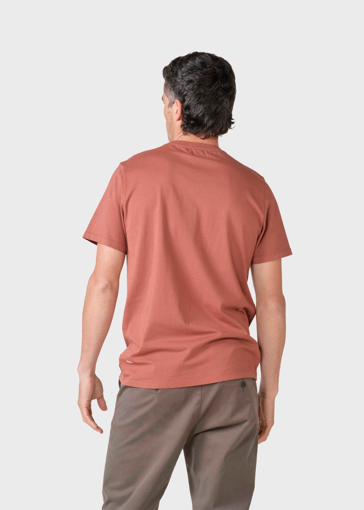 Klitmøller Collective ApS Ryan tee T-Shirts Burnt sienna/cream