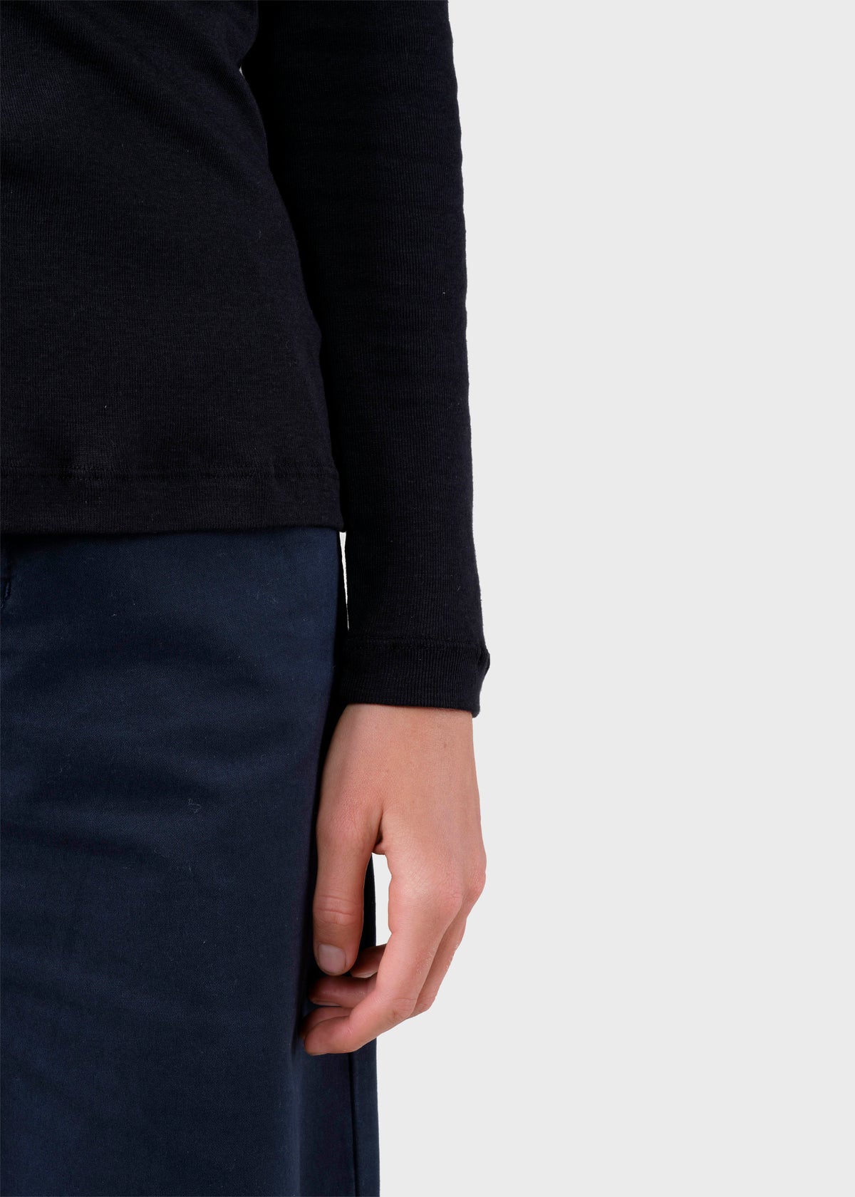 Klitmøller Collective ApS Selma LS tee OCS T-Shirts Black