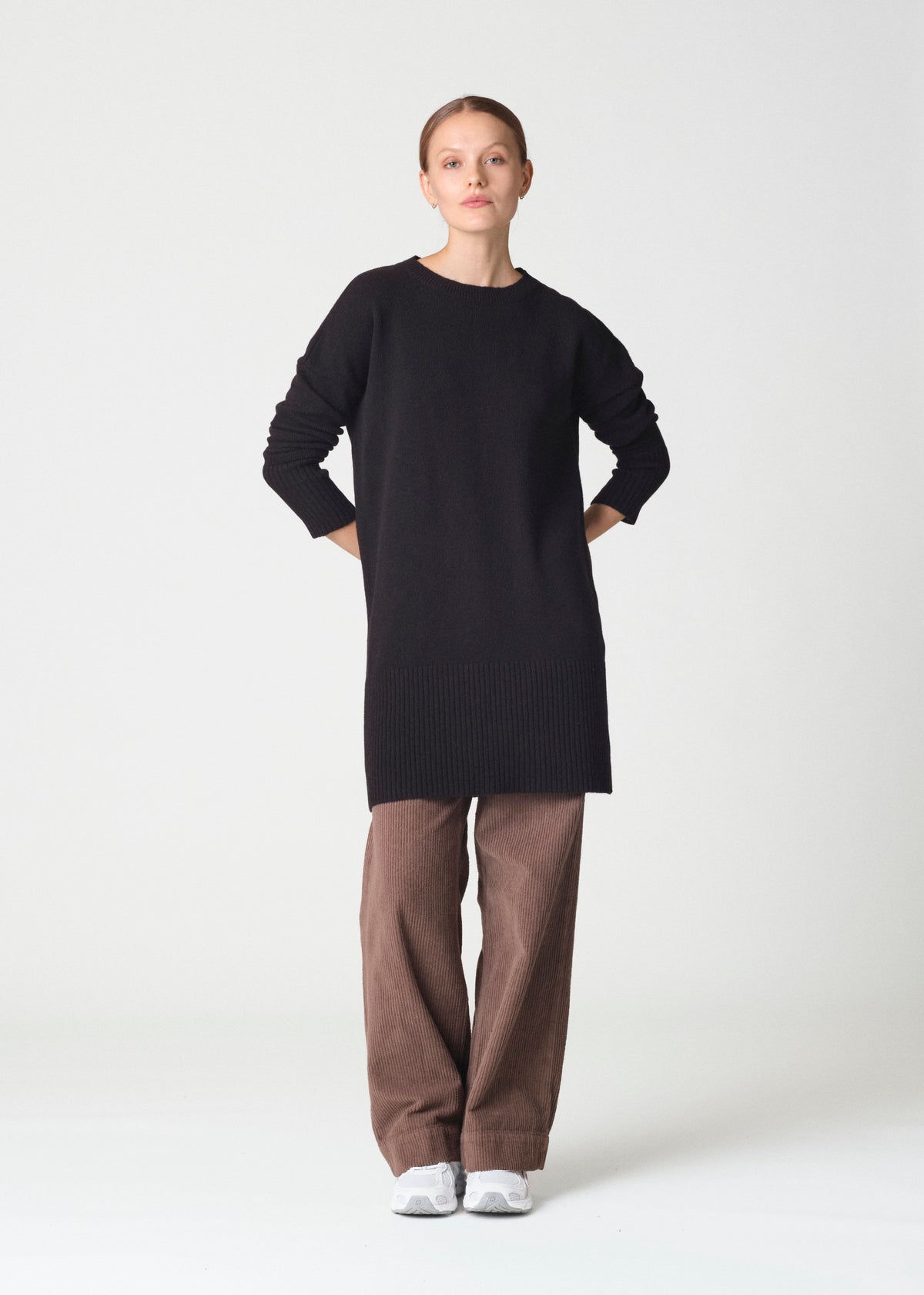 Klitmøller Collective ApS Thea Knit dress Knitted sweaters Black