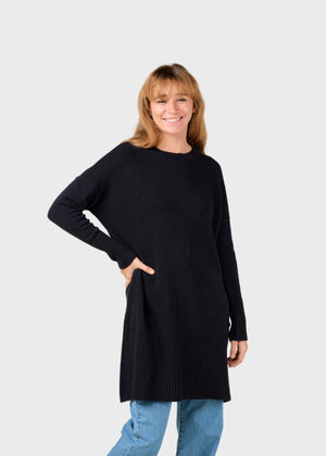 Klitmøller Collective ApS Thea Knit dress Knitted sweaters Black