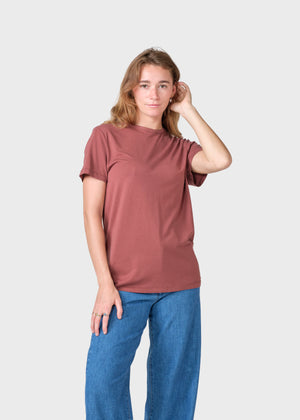 Klitmøller Collective ApS Thelma tee T-Shirts Burgundy