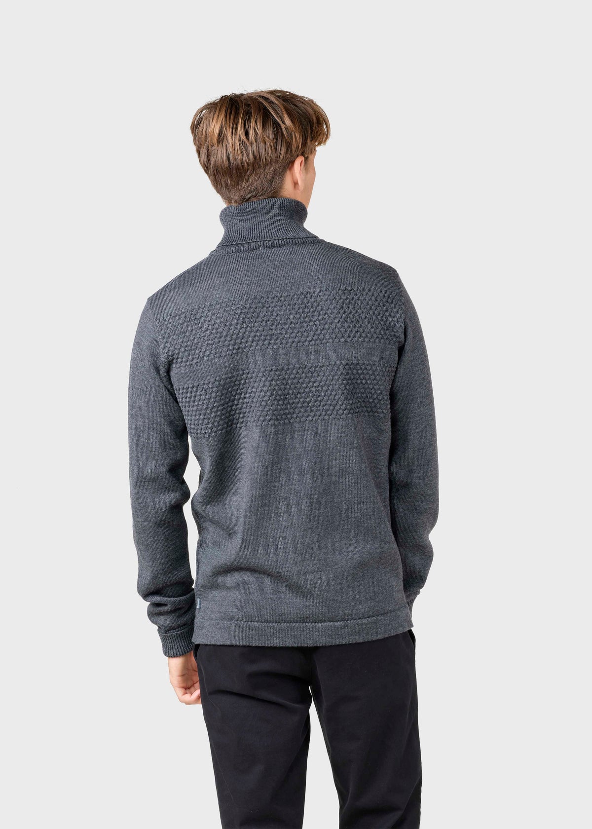 Klitmøller Collective ApS Thorvald knit Knitted sweaters Anthracite