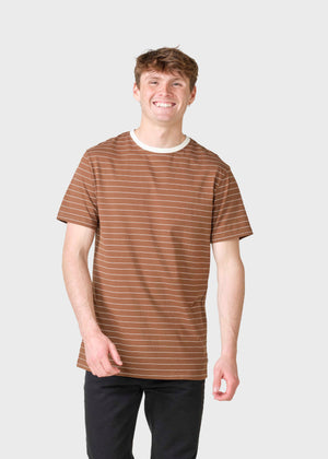 Klitmøller Collective ApS  Tom tee T-Shirts Burnt sienna/cream