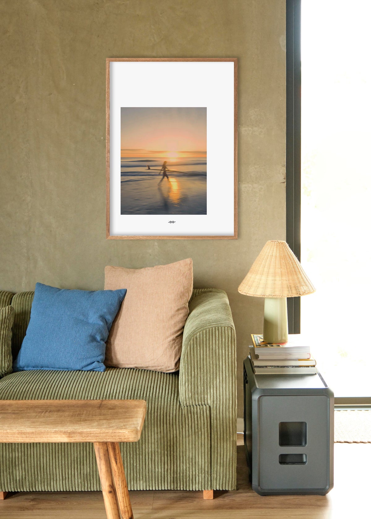 Klitmøller Collective ApS White space - Sunset walk 40x50 Posters Poster