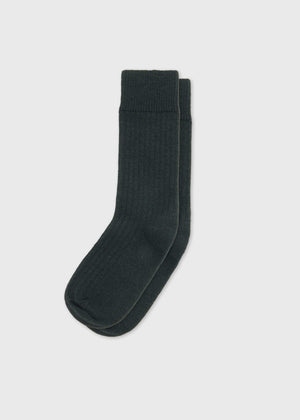 Klitmøller Collective ApS Wool sock Socks Olive