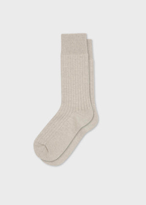 Klitmøller Collective ApS Wool sock Socks Pastel grey